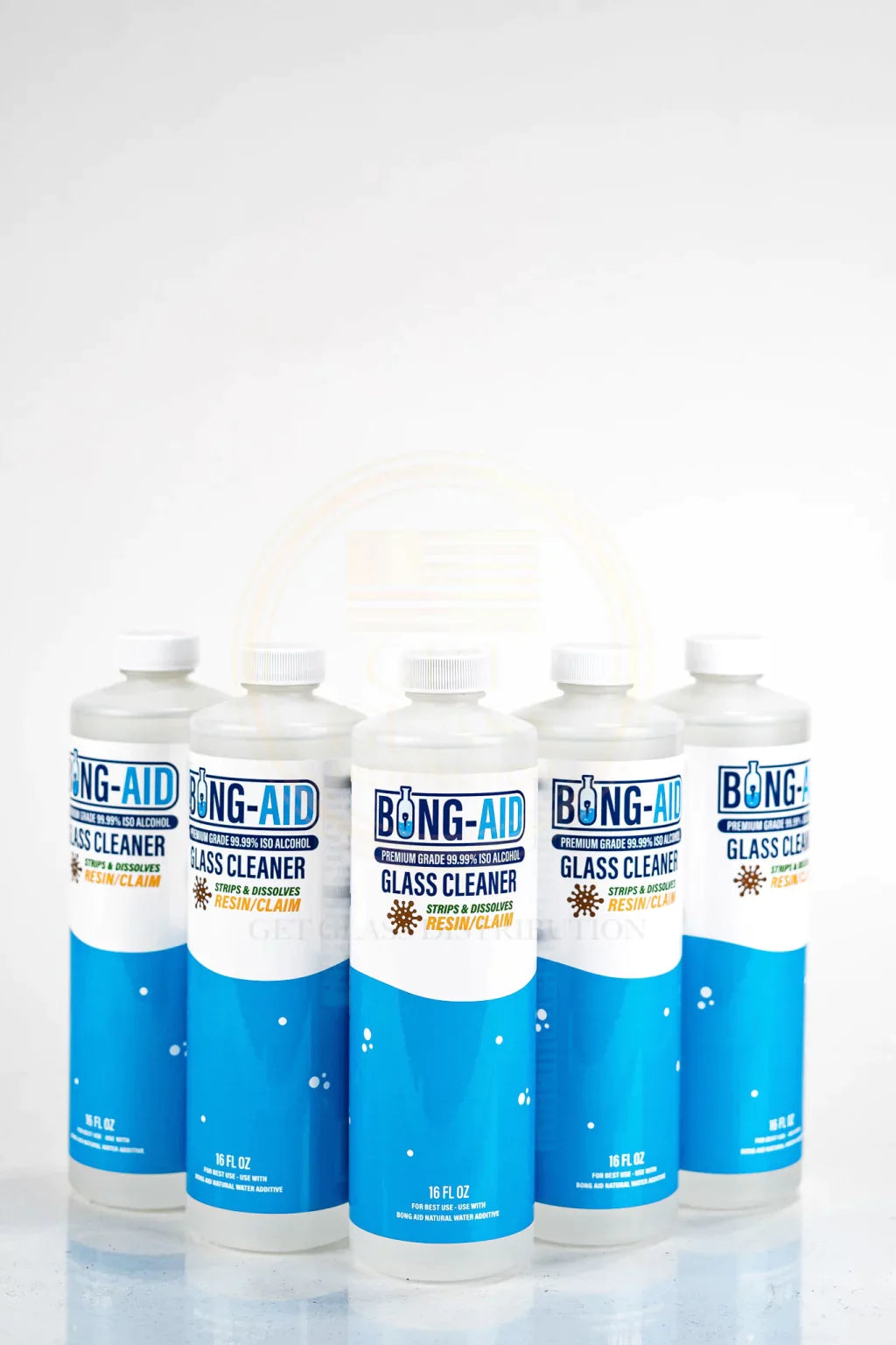 Bong Aid Glass Cleaner | 16oz Bong Aid 99.9% Isopropyl Alcohol Cleaner